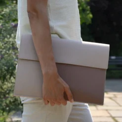 Allégorie Accessories Gala Apple Leather Tech Folio Bag