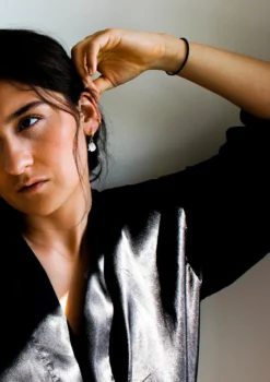 Giulia Letzi + META Jewelry Madre Upcycled Hugger Earrings 7 Giulia Letzi + META Jewelry Madre Upcycled Hugger Earrings