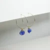 Giulia Letzi + META Jewelry Emma Upcycled Hoop Earrings - Blue