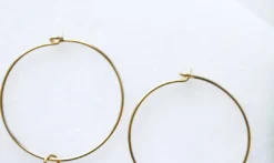 Giulia Letzi + META Jewelry Emma Upcycled Hoop Earrings - Blush