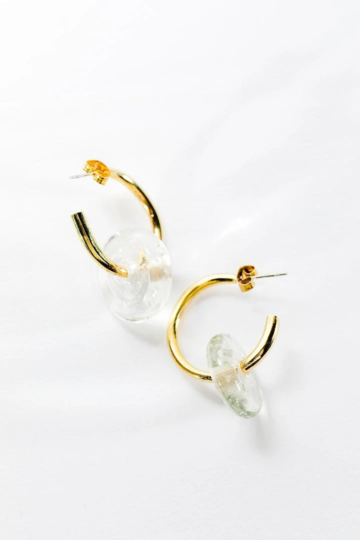 Abby Alley Handcrafted Glass Disc Earrings 3 Abby Alley Handcrafted Glass Disc Earrings