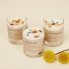 Ritual And Fancy Best Sellers Natural Flower Petal Glass Votive Candle Bundle