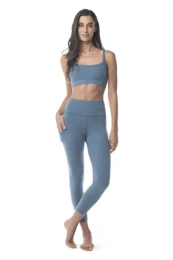 Synergy Organic Clothing Go To Yoga Bra - Teal Sale