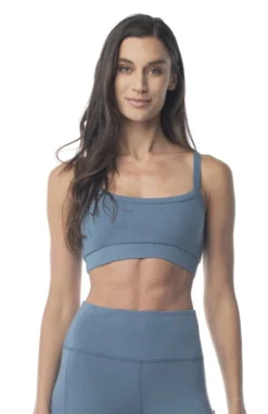 Synergy Organic Clothing Go To Yoga Bra - Teal Sale