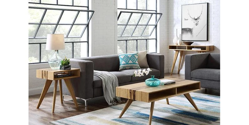 Greenington Furniture Azara Tiger Coffee Table - Caramelized 4 Greenington Furniture Azara Tiger Coffee Table - Caramelized