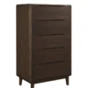 Greenington Furniture Currant Five Drawer Chest - Oiled Walnut