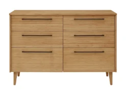 Greenington Furniture Sienna Six Drawer Dresser - Caramelized