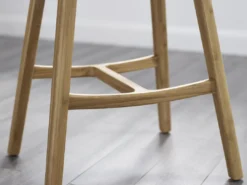 Greenington Skol Counter Stool Set With Leather Seat - Carmelized