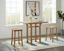 Greenington Furniture Tulip Counter Stool Set - Caramelized