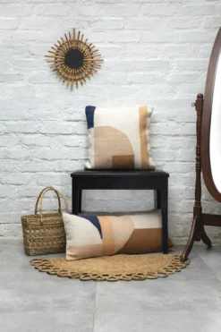 Casa Amarosa Half Moon Jute Doormat