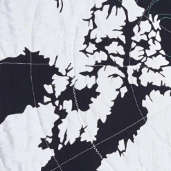 Haptic Lab Arctic Map Throw Quilt Home Goods