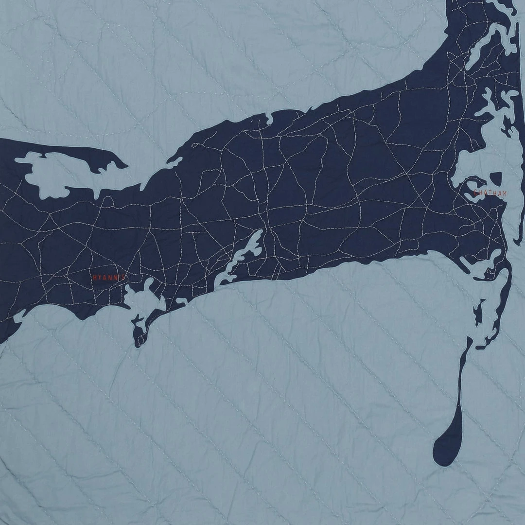 Haptic Lab Cape Cod Map Throw Quilt 8 Haptic Lab Cape Cod Map Throw Quilt