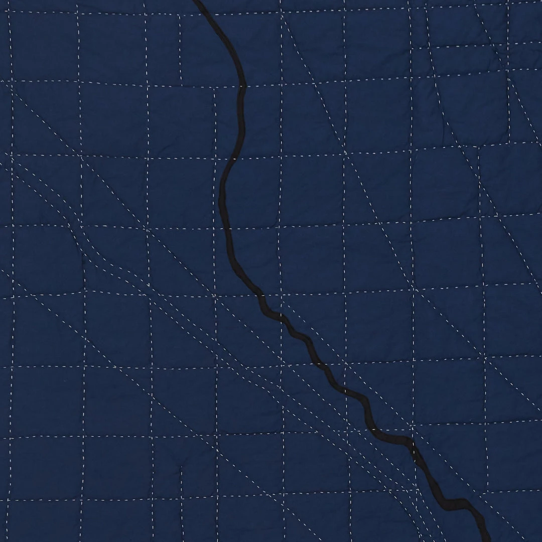 Haptic Lab Home Goods Chicago Map Throw Quilt 12 Haptic Lab Home Goods Chicago Map Throw Quilt