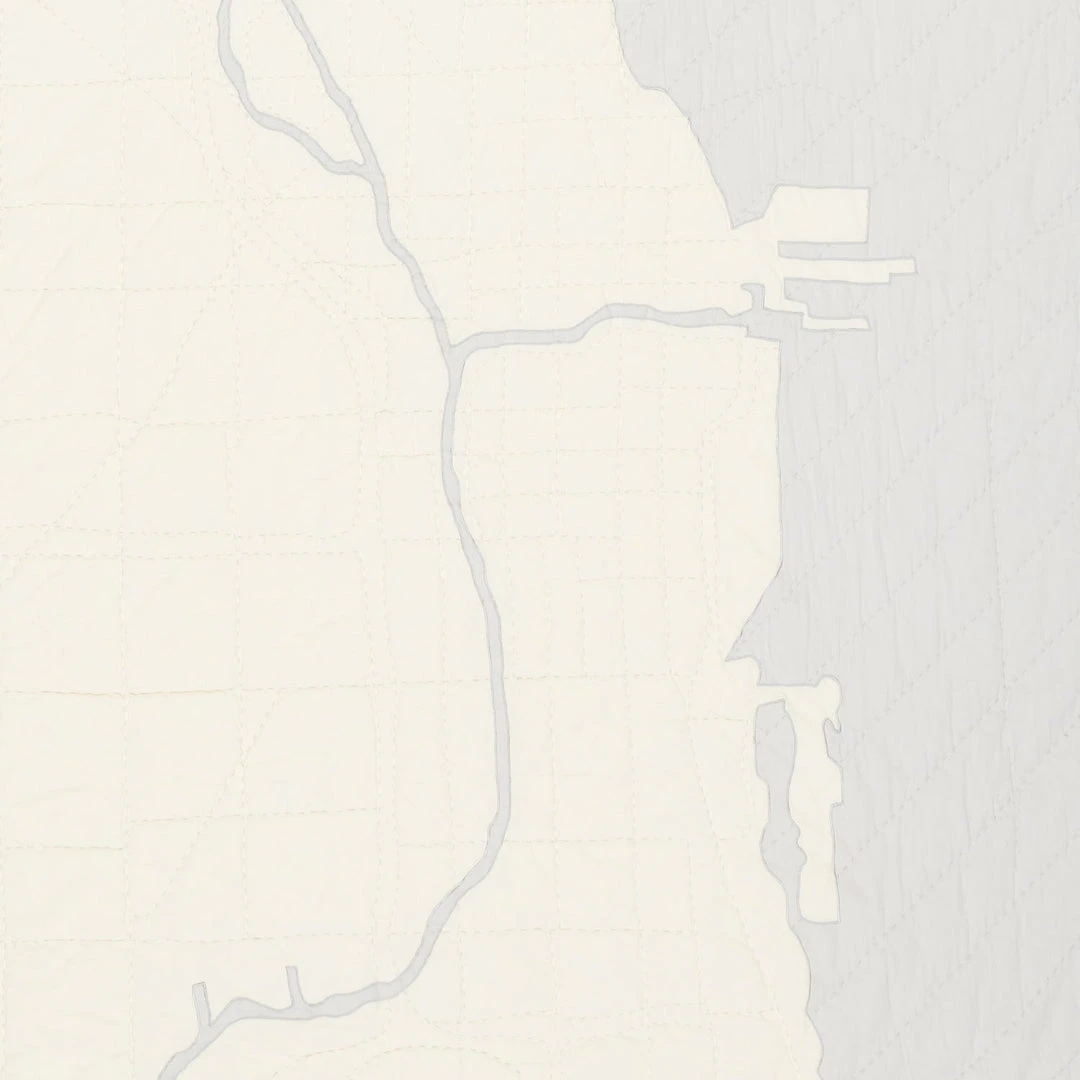 Haptic Lab Home Goods Chicago Map Throw Quilt 9 Haptic Lab Home Goods Chicago Map Throw Quilt