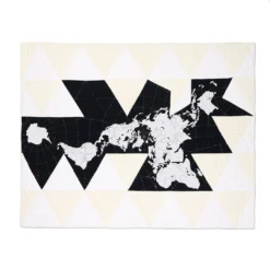 Haptic Lab Home Goods Dymaxion Map Quilt
