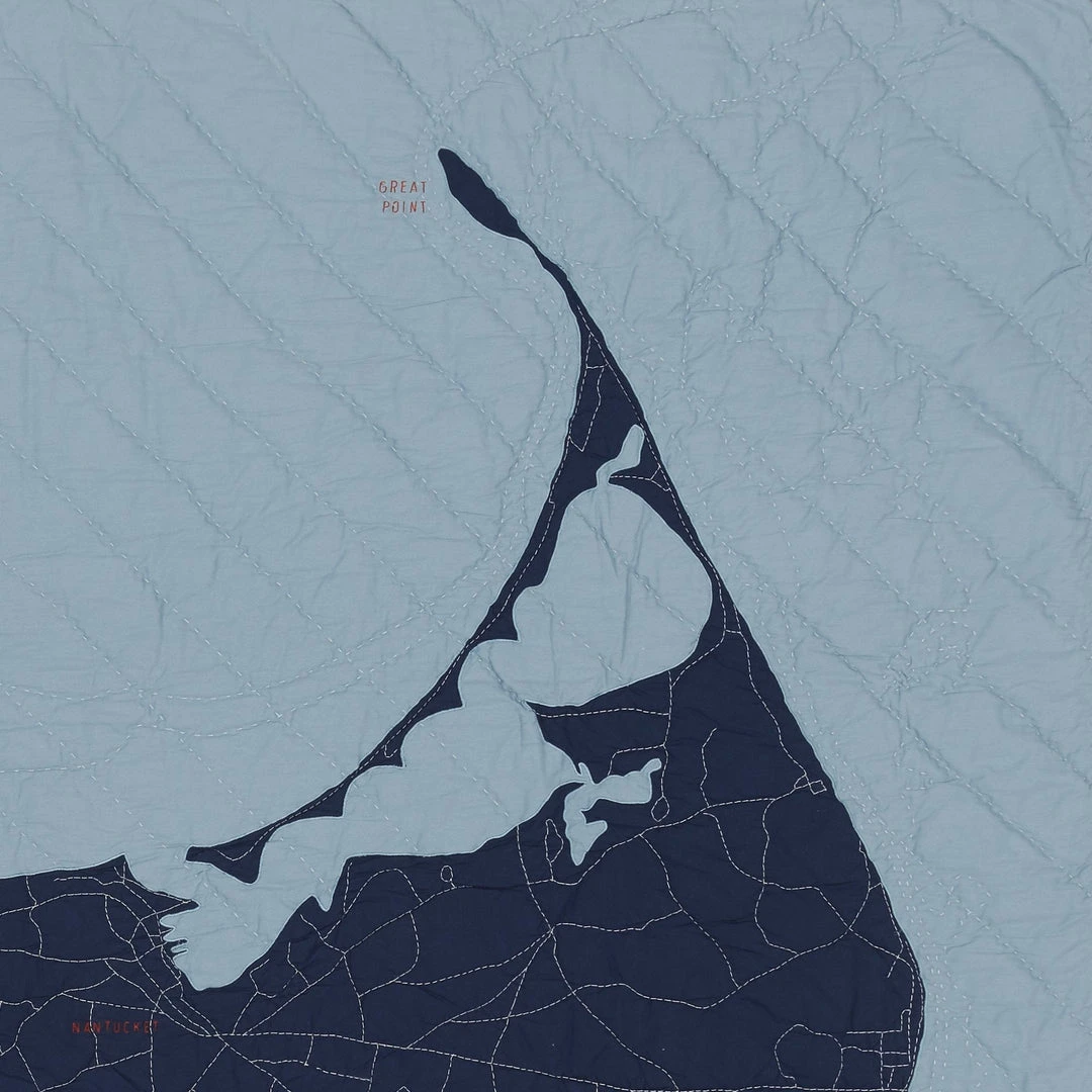 Haptic Lab Nantucket Map Throw Quilt 9 Haptic Lab Nantucket Map Throw Quilt