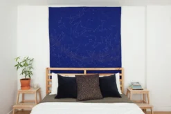 Haptic Lab Home Goods Constellation Quilt - Cobalt