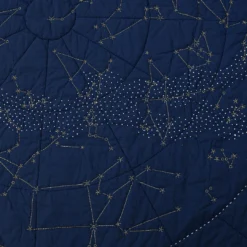 Haptic Lab Constellation Quilt - Navy Home Goods