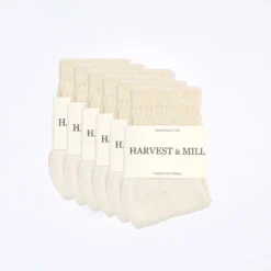 Harvest & Mill Men's 6 Pack Ankle Socks