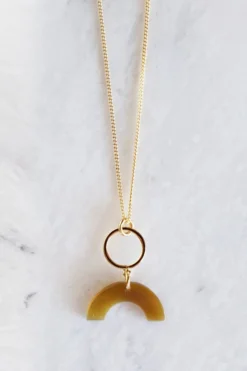 Hathorway Hanh Tinh Icon Horn Pendant Necklace Special Occasion