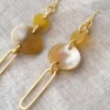 Hathorway Kinh Thanh Horn Drop Earrings - Honey Jewelry