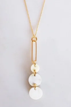 Hathorway Jewelry Sa Dec Drop Horn Pendant Necklace
