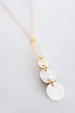 Hathorway Jewelry Sa Dec Drop Horn Pendant Necklace