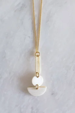 Hathorway Jewelry Tho Horn Pendant Necklace