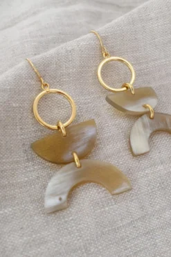 Hathorway Jewelry Vui Mung II Horn Earrings