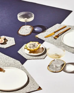 Slash Objects Hex Recycled Rubber Trivet Set - Gris Kitchen + Dining 17 Slash Objects Hex Recycled Rubber Trivet Set - Gris Kitchen + Dining