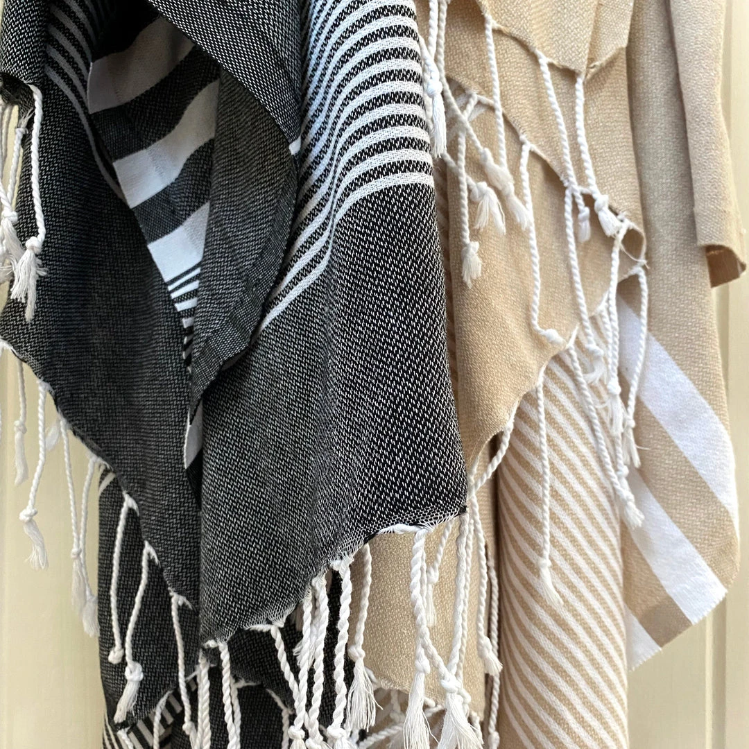 Hilana: Upcycled Cotton Home Goods Martinica Upcycled Turkish Towel 7 Hilana: Upcycled Cotton Home Goods Martinica Upcycled Turkish Towel