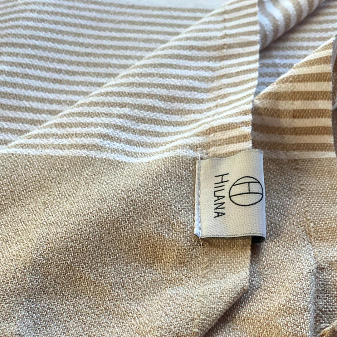 Hilana: Upcycled Cotton Home Goods Martinica Upcycled Turkish Towel 5 Hilana: Upcycled Cotton Home Goods Martinica Upcycled Turkish Towel