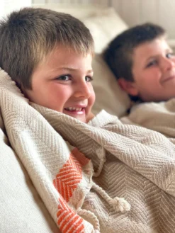 Hilana: Upcycled Cotton Pipa Upcycled Throw Blanket 17 Hilana: Upcycled Cotton Pipa Upcycled Throw Blanket