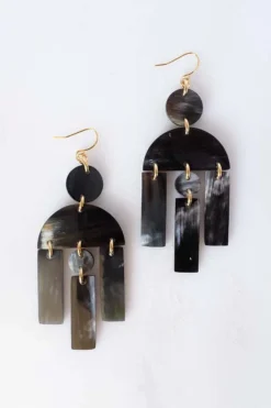 Hathorway Hoang Hau Horn Earrings Jewelry