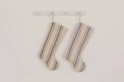 Will & Atlas Ticking Stripe Holiday Stocking