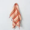 Home & Loft Hudson Turkish Hand Towel - Flame