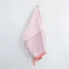 Home & Loft Tribeca Turkish Hand Towel - Rosewood