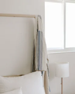 Home & Loft Hudson Unisex Long Turkish Robe - Royal Blue