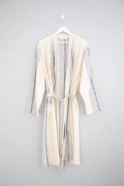 Home & Loft Hudson Unisex Long Turkish Robe - Royal Blue