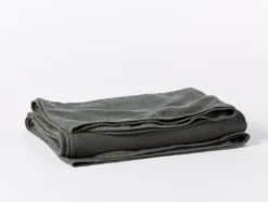 Coyuchi Throw Blankets Honeycomb Blanket - Shadow