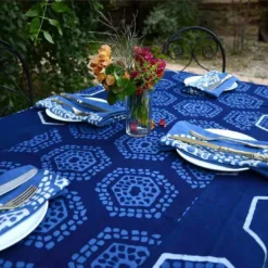 Ichcha Kitchen + Dining Honeycomb Table Runner