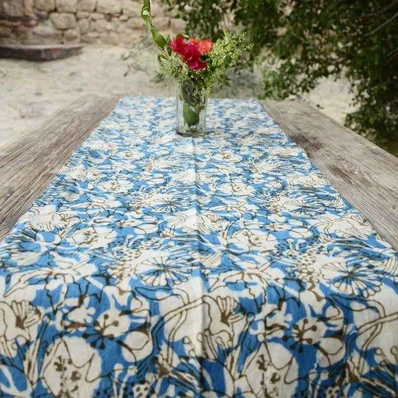 Ichcha Handcrafted Azul Table Runner 5 Ichcha Handcrafted Azul Table Runner