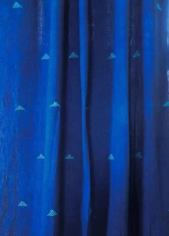 Ichcha Handcrafted Border Indigo Curtain 7 Ichcha Handcrafted Border Indigo Curtain