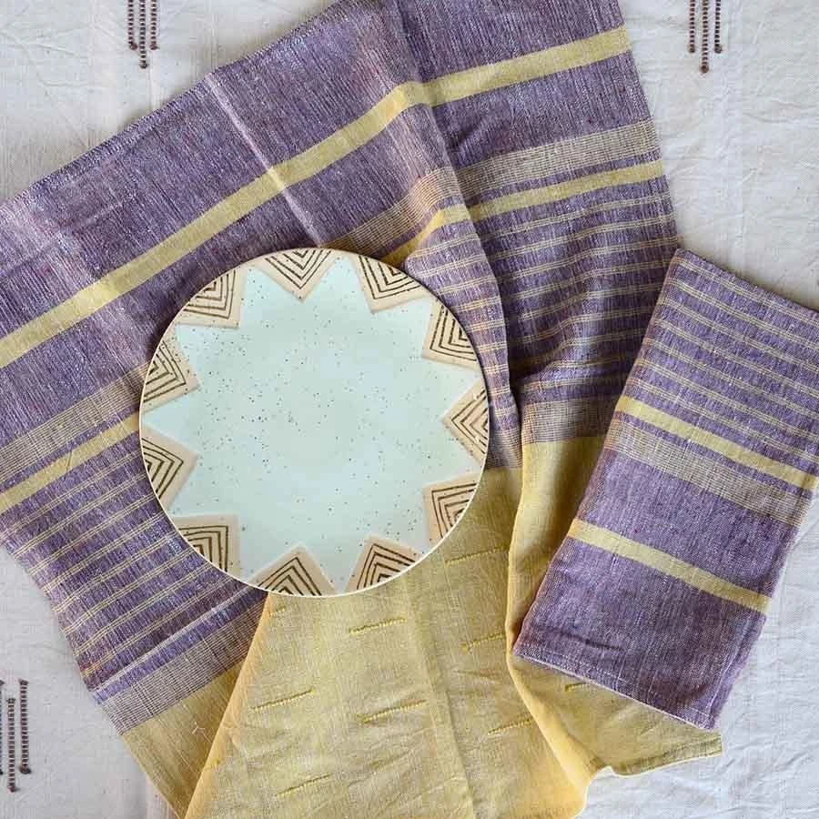 Ichcha Kitchen + Dining Calm Napkin Set 5 Ichcha Kitchen + Dining Calm Napkin Set