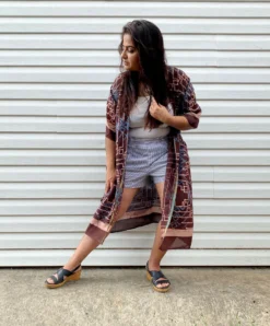 Ichcha Handcrafted Crossroads Robe Dress