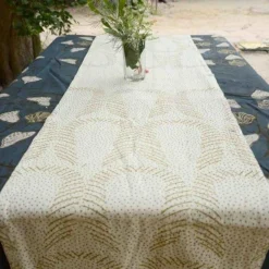 Ichcha Golden Dust Table Runner Kitchen + Dining