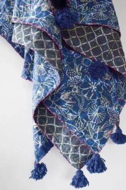 Ichcha Handcrafted Mahi Reversible Throw Blanket 11 Ichcha Handcrafted Mahi Reversible Throw Blanket