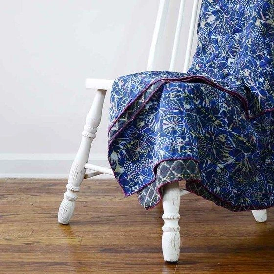 Ichcha Handcrafted Mahi Reversible Throw Blanket 6 Ichcha Handcrafted Mahi Reversible Throw Blanket