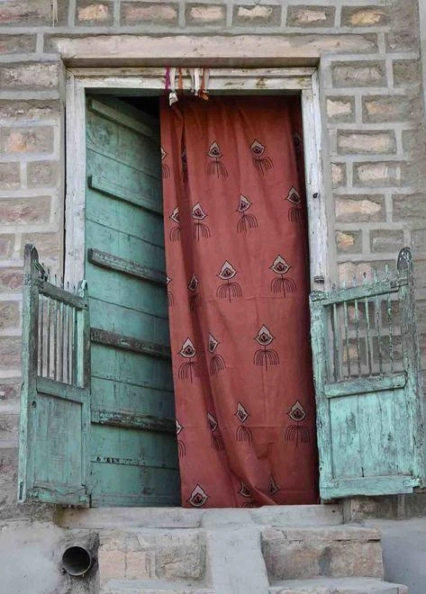 Ichcha Nazar Coral Rust Curtain Panel 6 Ichcha Nazar Coral Rust Curtain Panel