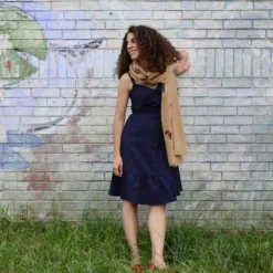 Ichcha Padma Golden Mustard Scarf